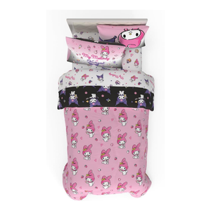 My Melody & Kuromi Besties Bedding Set Home Goods Franco Manufacturing Co Inc