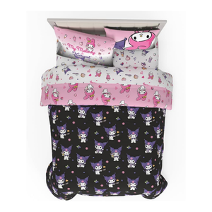 My Melody & Kuromi Besties Bedding Set Home Goods Franco Manufacturing Co Inc Multi FULL