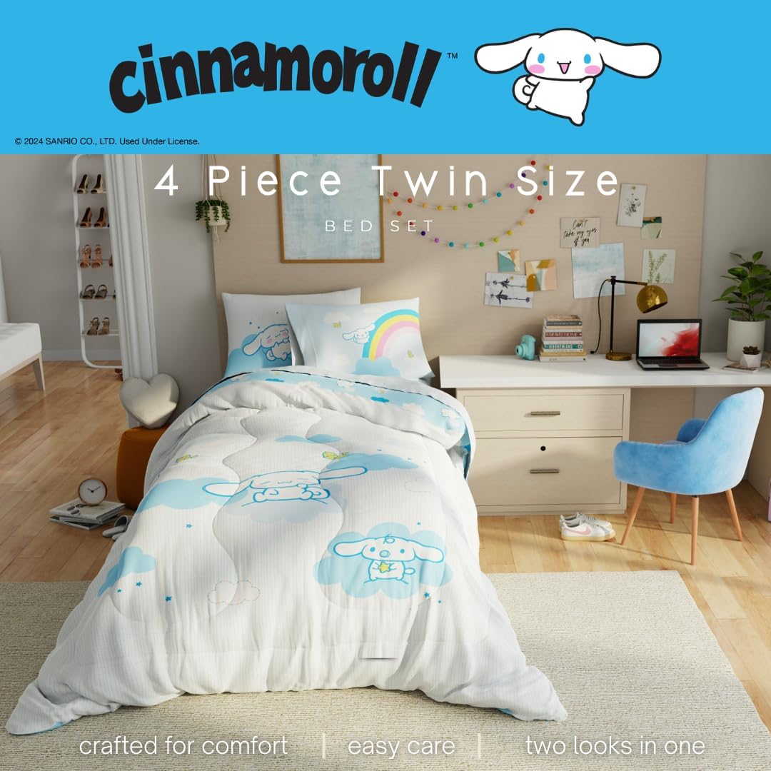 Cinnamoroll Cloudy Days Bedding Set Home Goods Franco Manufacturing Co Inc