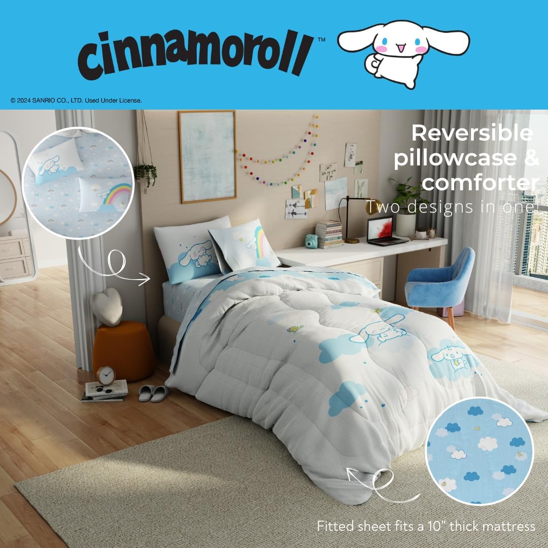 Cinnamoroll Cloudy Days Bedding Set Home Goods Franco Manufacturing Co Inc