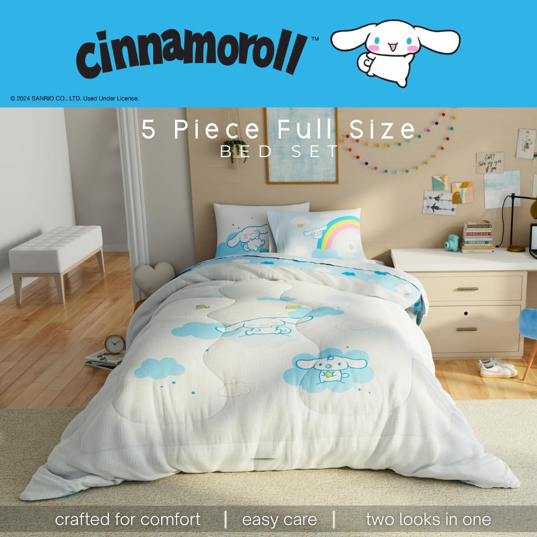 Cinnamoroll Cloudy Days Bedding Set Home Goods Franco Manufacturing Co Inc