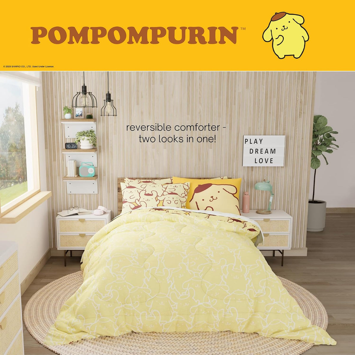 Pompompurin Happy Pudding Bedding Set Home Goods Franco Manufacturing Co Inc