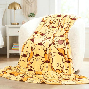 Pompompurin Throw Blanket (On Repeat) Home Goods Franco Manufacturing Co Inc
