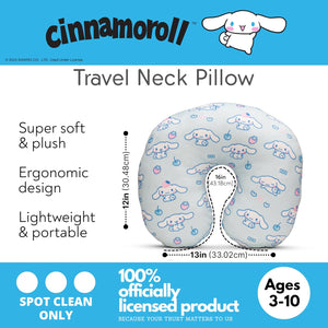 Cinnamoroll Travel Neck Pillow (Cloud Snuggles) Travel Franco Manufacturing Co Inc