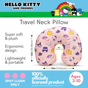 Hello Kitty and Friends Travel Neck Pillow (Travel Crew) Travel Franco Manufacturing Co Inc