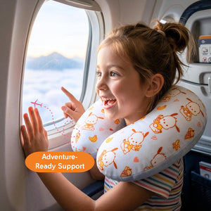 Pochacco Travel Neck Pillow (Bananas) Travel Franco Manufacturing Co Inc