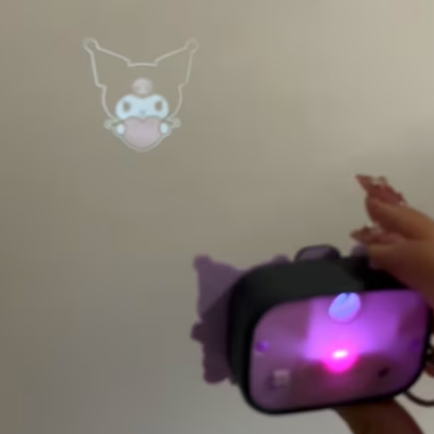 Kuromi Mini Light Projection Camera Keychain Accessory Japan Original