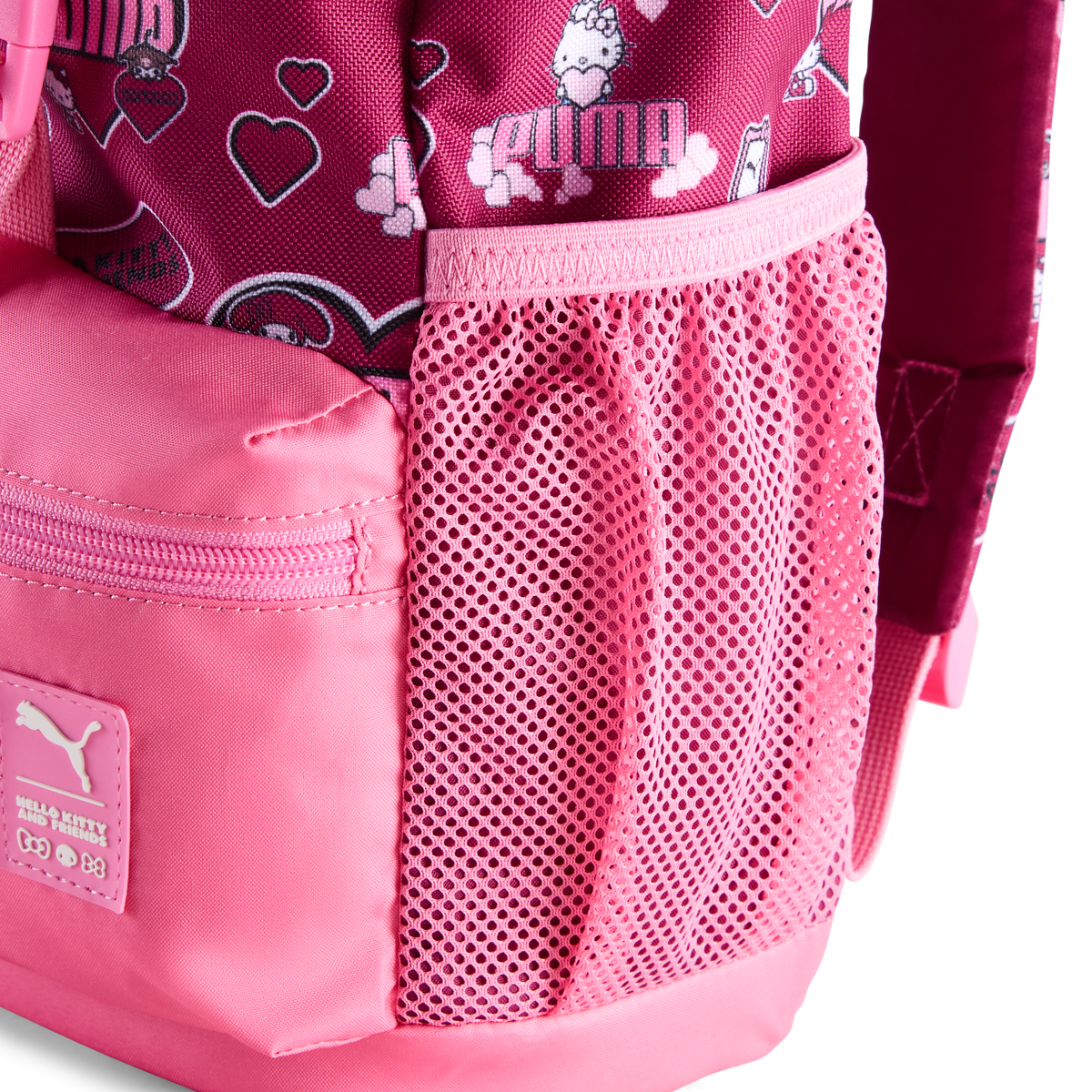 furry pink puma mini backpack PUMA x HELLO KITTY AND FRIENDS Little Kids' Extra Small Backpack, Pink