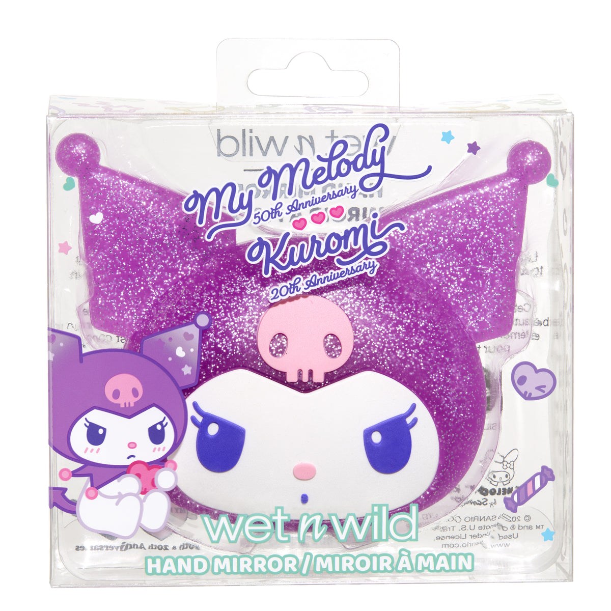 My Melody & Kuromi x Wet n Wild Hand Mirror (Kuromi) Beauty MARKWINS