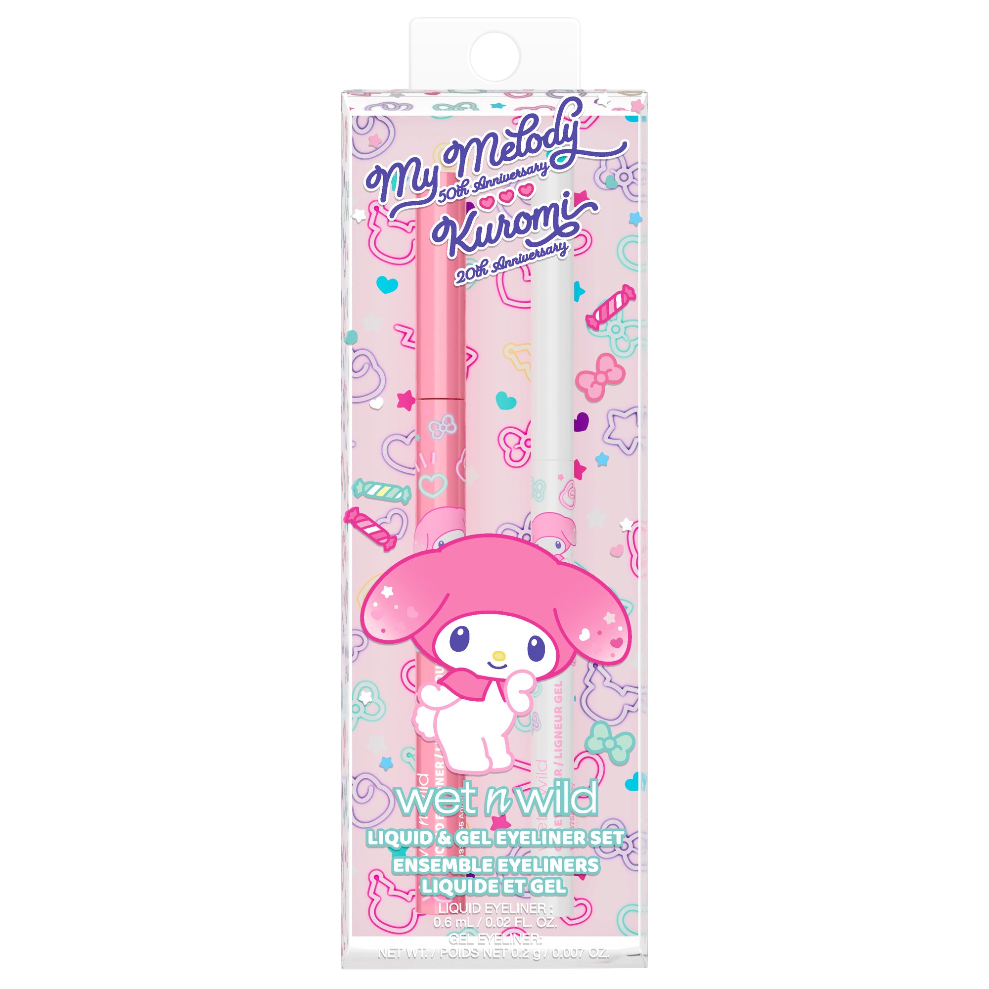 My Melody & Kuromi x Wet n Wild Liquid & Gel Eyeliner Set (My Melody) Beauty MARKWINS