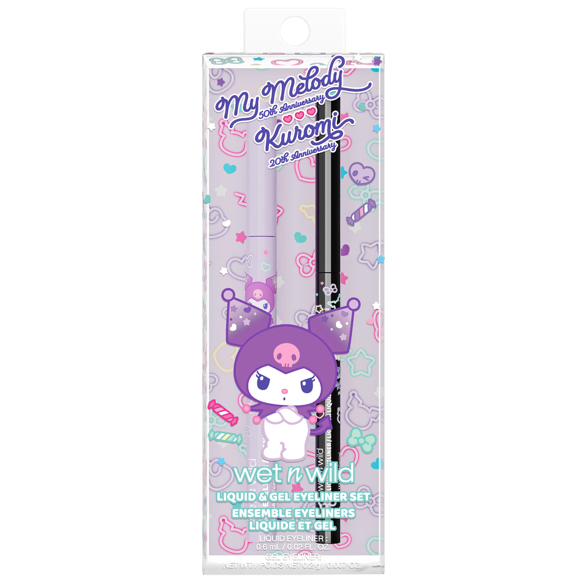 My Melody & Kuromi x Wet n Wild Liquid & Gel Eyeliner Set (Kuromi) Beauty MARKWINS