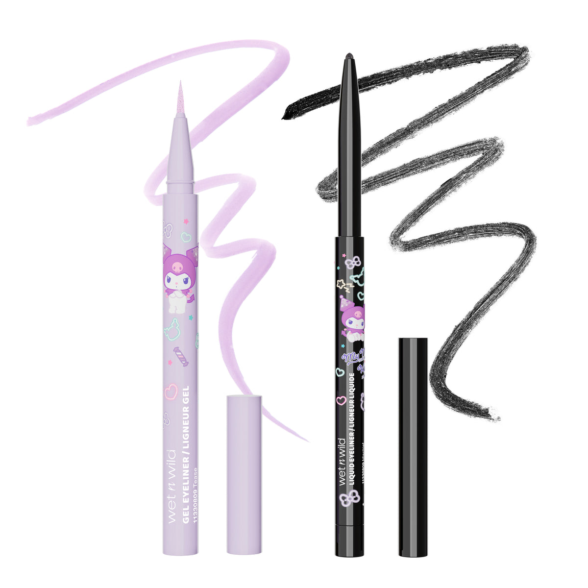 My Melody & Kuromi x Wet n Wild Liquid & Gel Eyeliner Set (Kuromi) Beauty MARKWINS