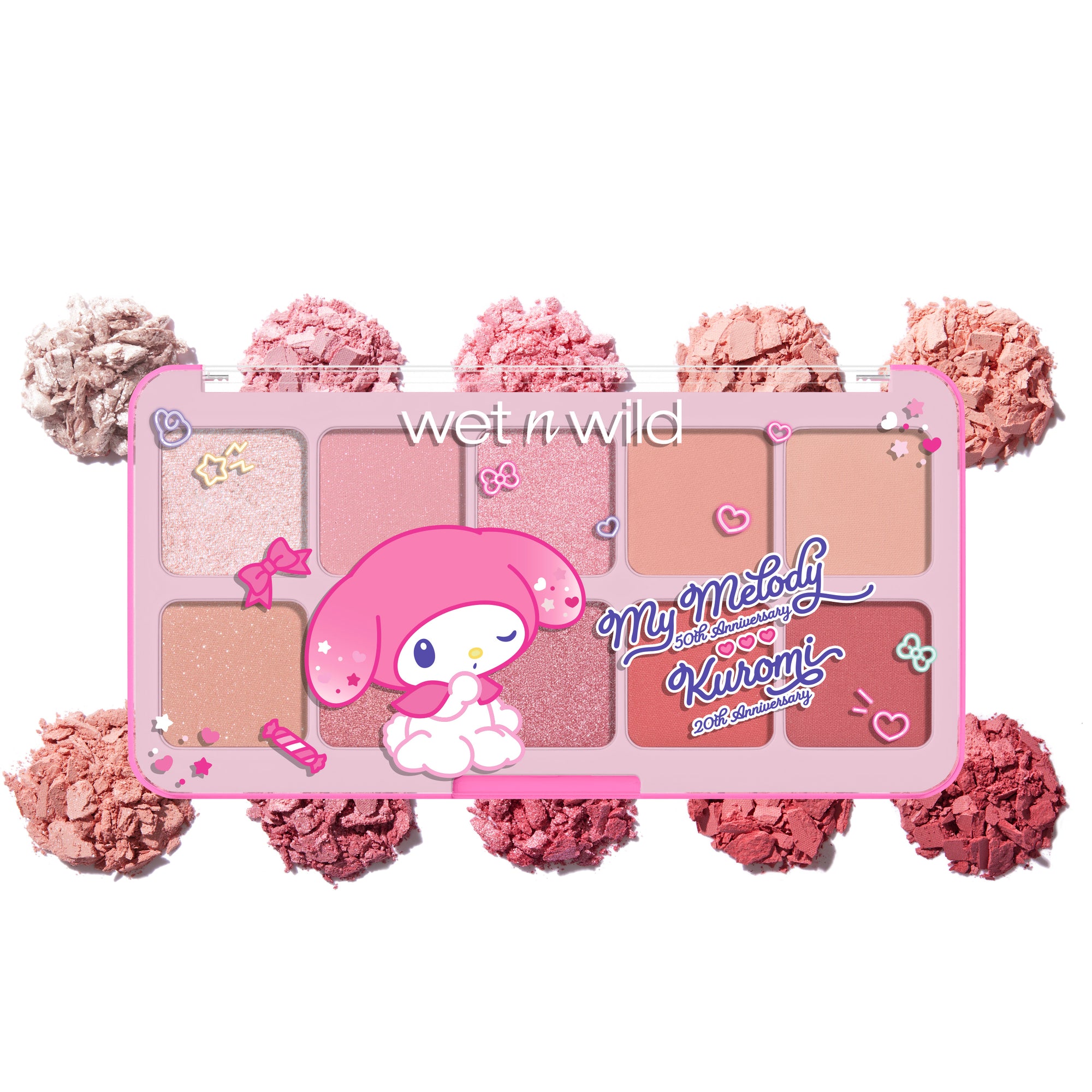 My Melody & Kuromi x Wet n Wild Eye & Face Palette (My Melody) Beauty MARKWINS