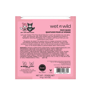 My Melody & Kuromi x Wet n Wild Face Quad (My Melody) Beauty MARKWINS