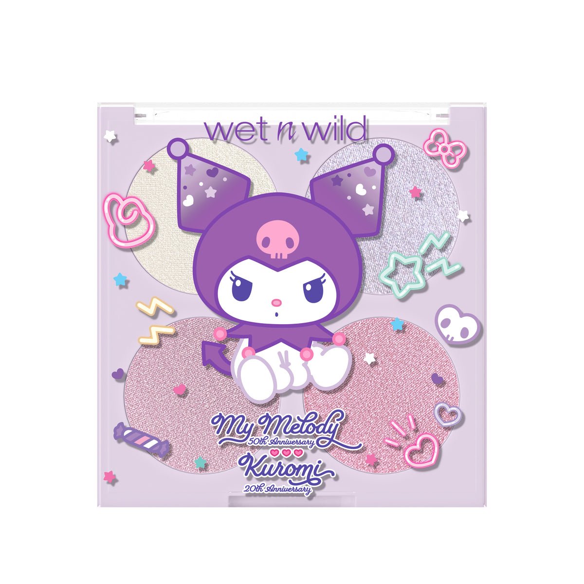 My Melody & Kuromi x Wet n Wild Face Quad (Kuromi) Beauty MARKWINS