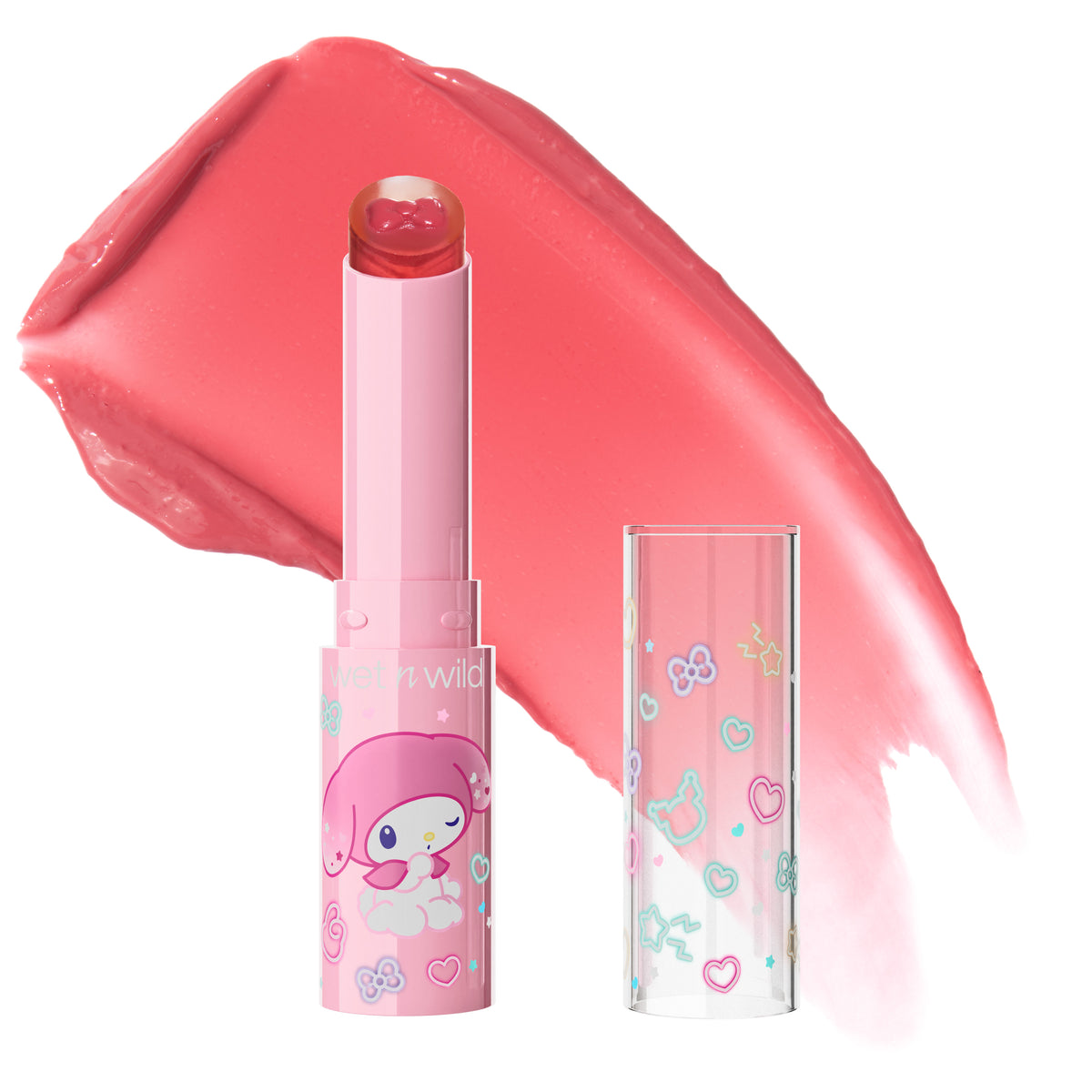 My Melody & Kuromi x Wet n Wild Glossy Lip Balm (My Melody)