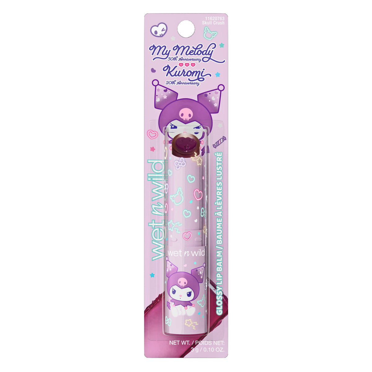 My Melody & Kuromi x Wet n Wild Glossy Lip Balm (Kuromi)