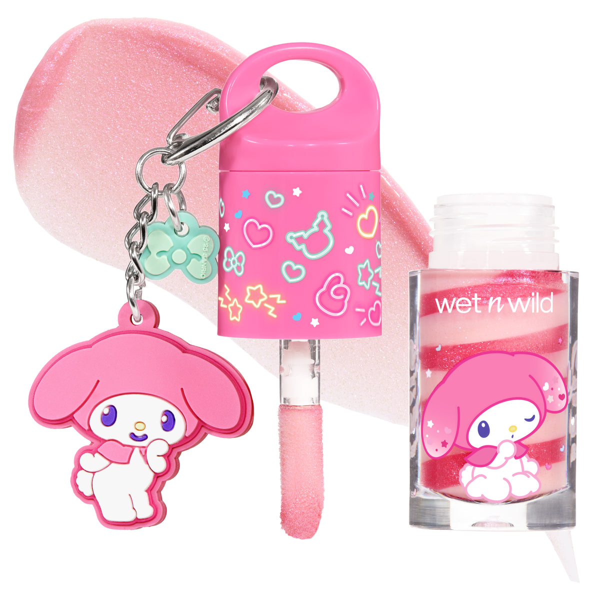 My Melody & Kuromi x Wet n Wild Spiral Lip Gloss (My Melody)