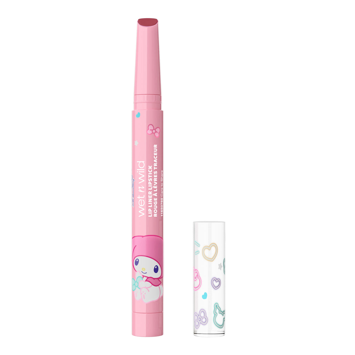 My Melody & Kuromi x Wet n Wild Glossy Lip Liner Lipstick (My Melody)