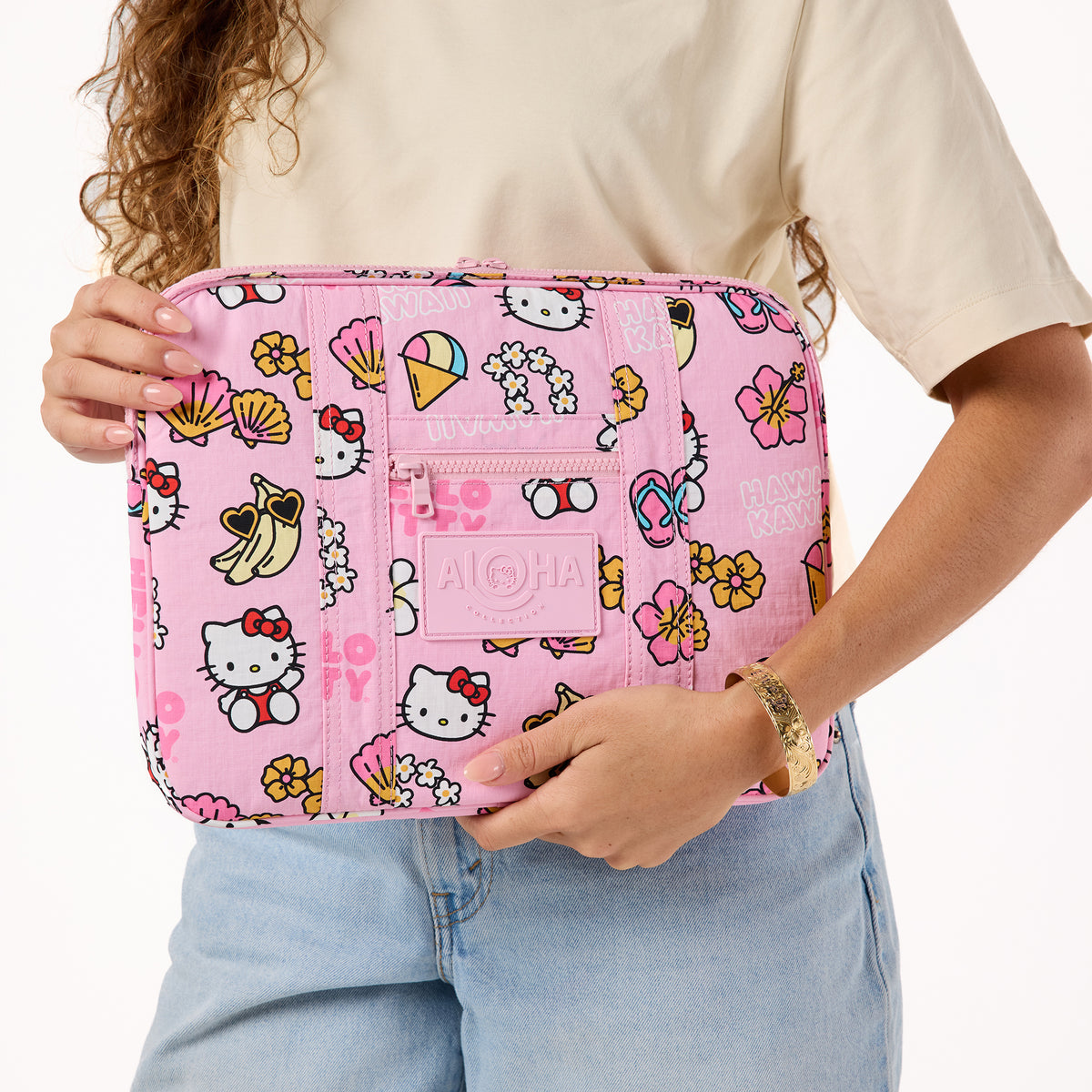Hello Kitty x Aloha Collection Keep It Light 13" Laptop Case (Hawaii Kawaii) Bags Aloha Collection Inc