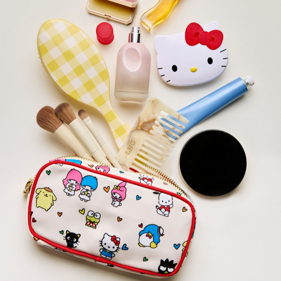Hello Kitty and Friends x Stoney Clover Lane Petite Pouch (Hearts & Friends) Bags STONEY CLOVER LANE
