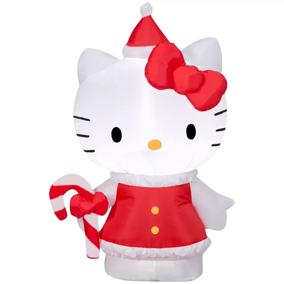 airblown inflatables christmas hello kitty with red dress sanrio Gemmy Industries Airblown Inflatable Hello Kitty in Red Dress, Christmas Decoration, Indoor/Outdoor Use