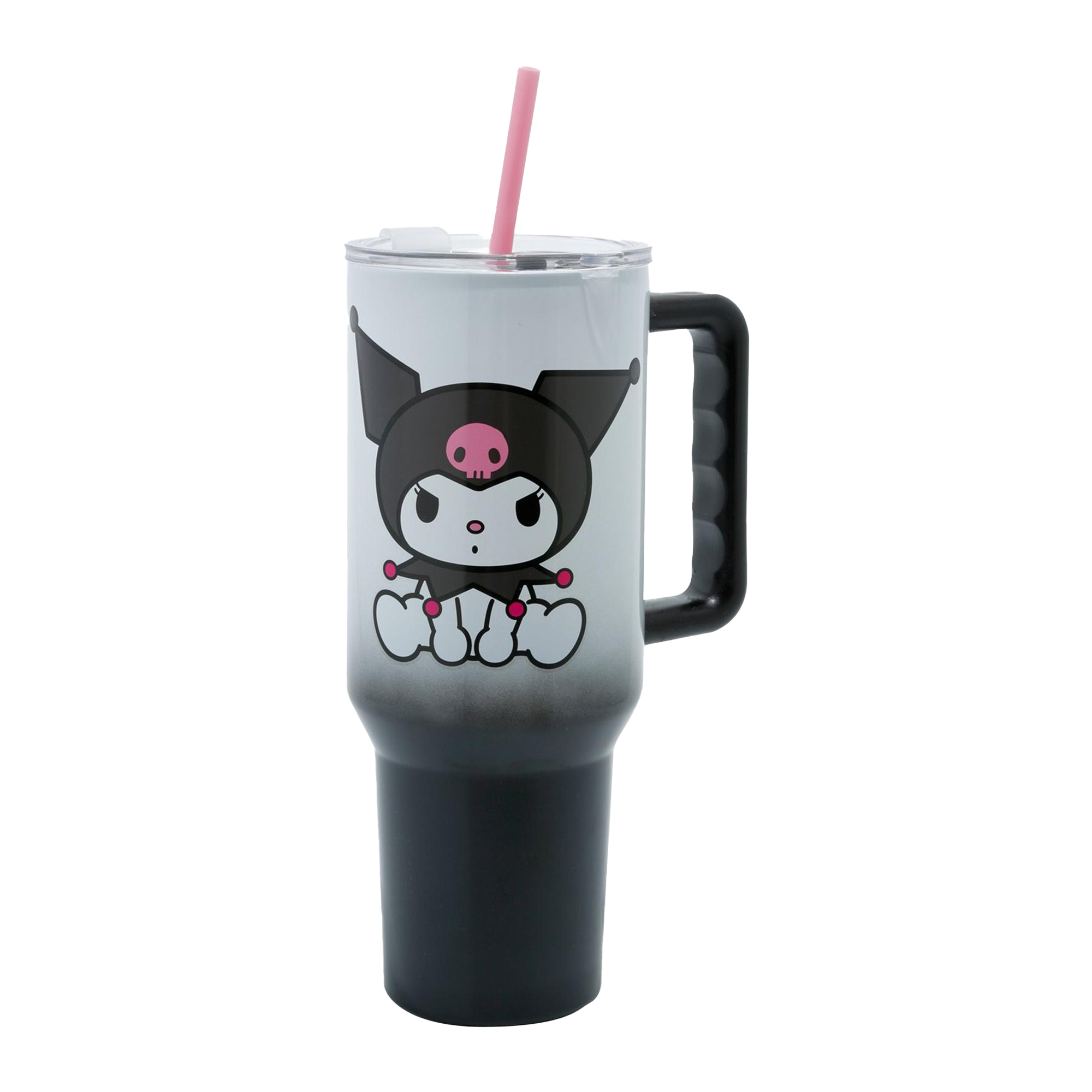 Kuromi 40oz Ombre Stainless Steel Travel Tumbler Home Goods BIOWORLD   