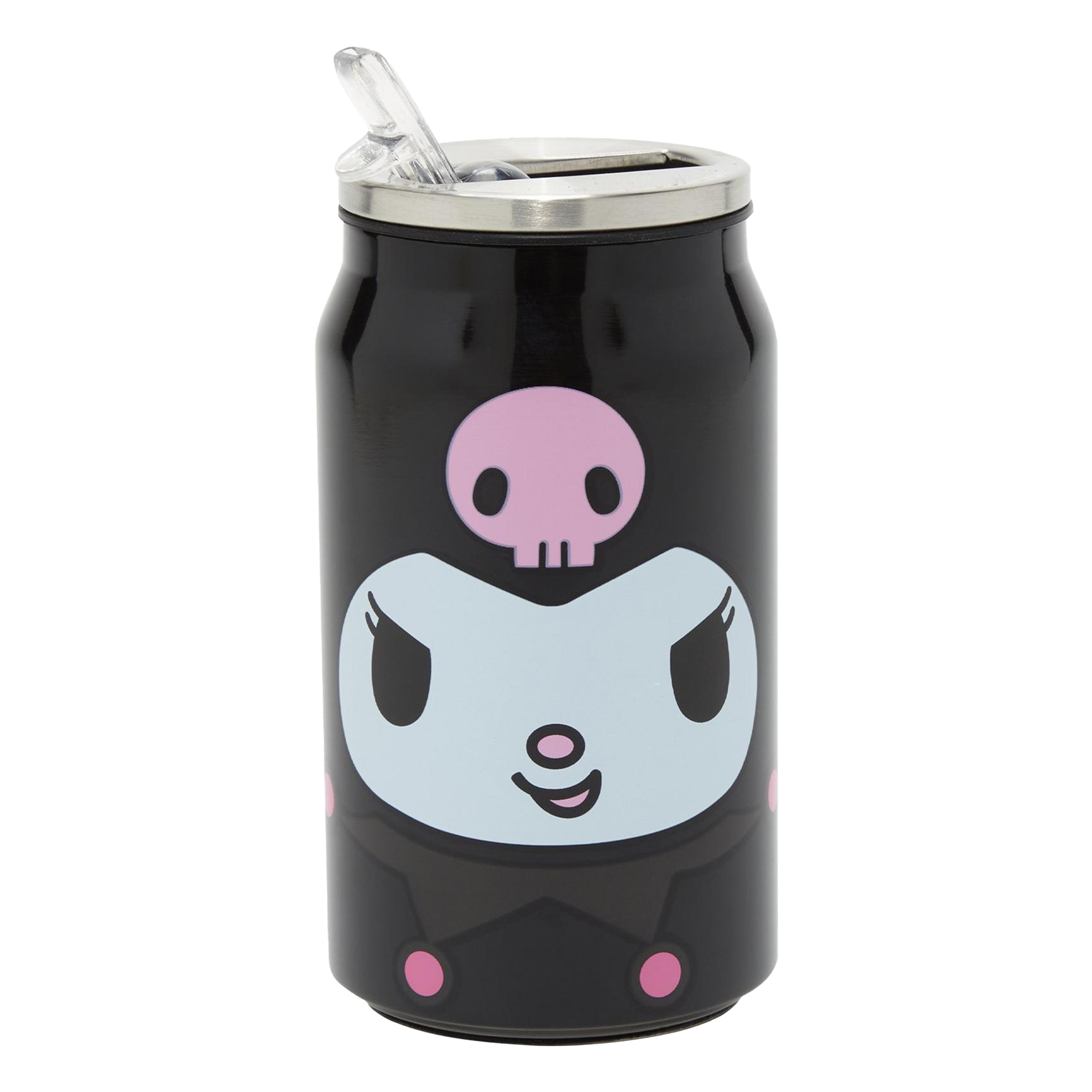 Kuromi Soda Can Water Bottle Home Goods BIOWORLD   