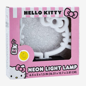 Hello Kitty Silhouette Neon Light Lamp Home Goods Silver Buffalo LLC   