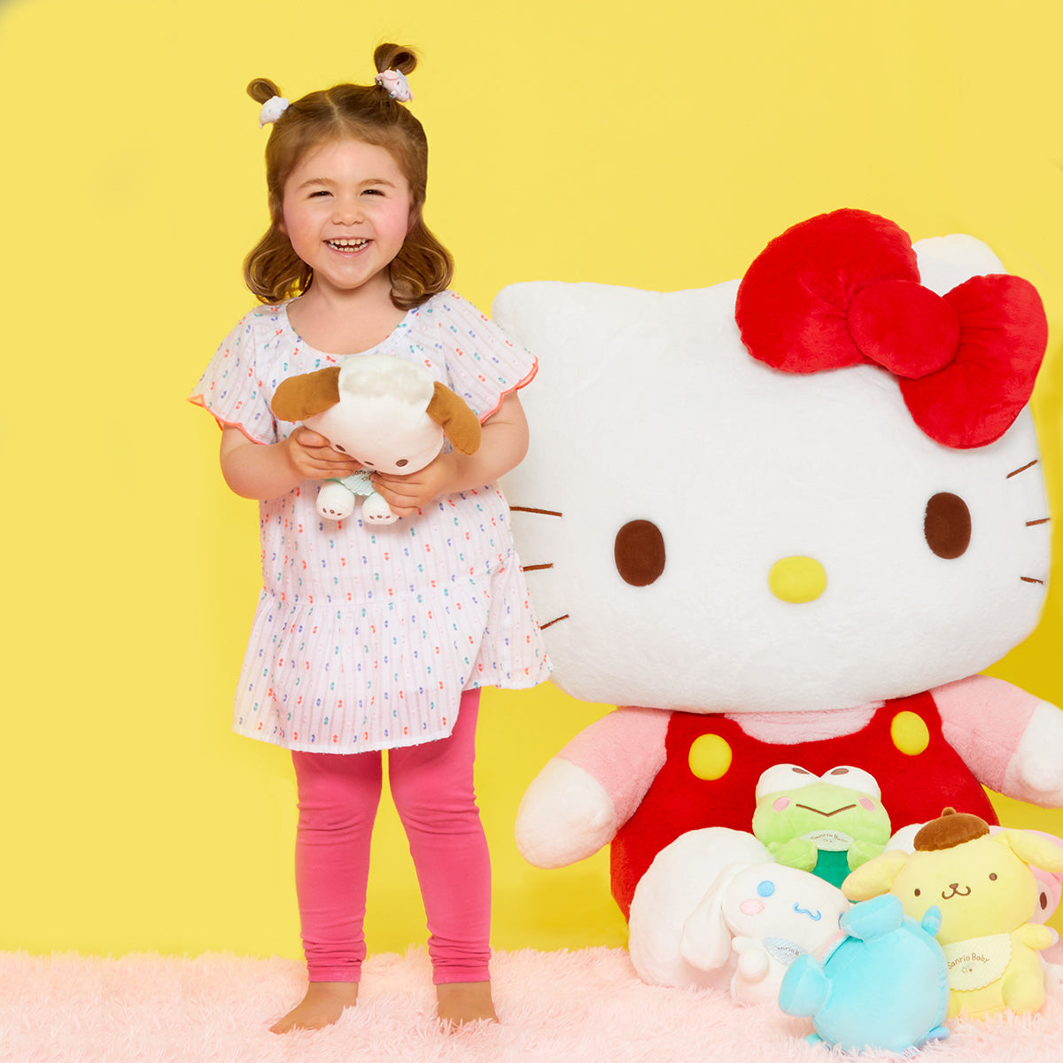 Hello Kitty Strawberry Soft Plush Huggable Backpack