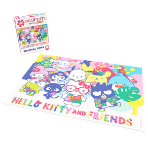 Hello Kitty and Friends Tropical Times 1000-pc Puzzle Toys&Games USAopoly Inc   