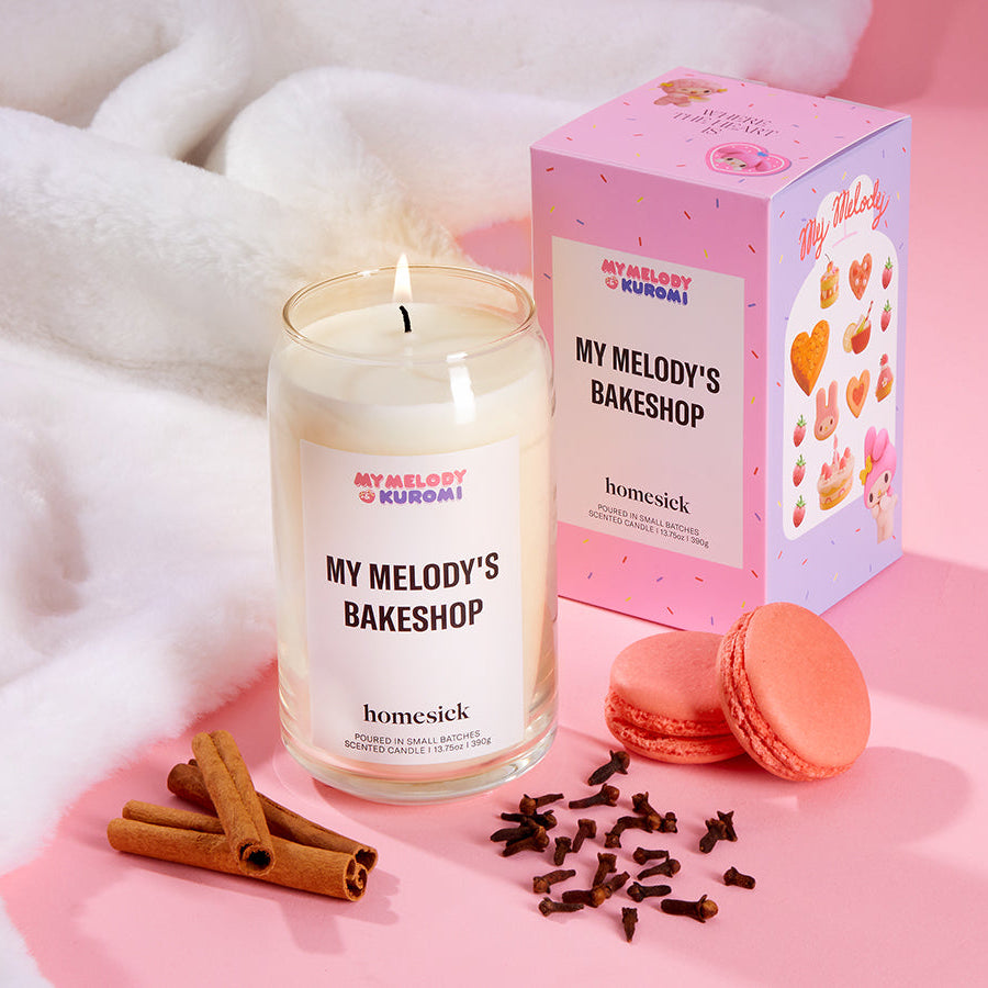 My Melody & Kuromi x Homesick Candle (My Melody's Bakeshop) Home Goods Homesick BVG LLC