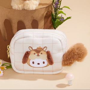 Pochacco Mini Zipper Pouch (Fluffy Squirrel Series) Bags Japan Original