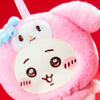 Chiikawa × Sanrio Characters Kiramekko Plush Mascot Keychain (Chiikawa × My Melody) Accessory Jazwares LLC