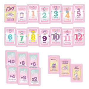 Hello Kitty and Friends Flip 7 Card Game Toys&Games USAOPOLY