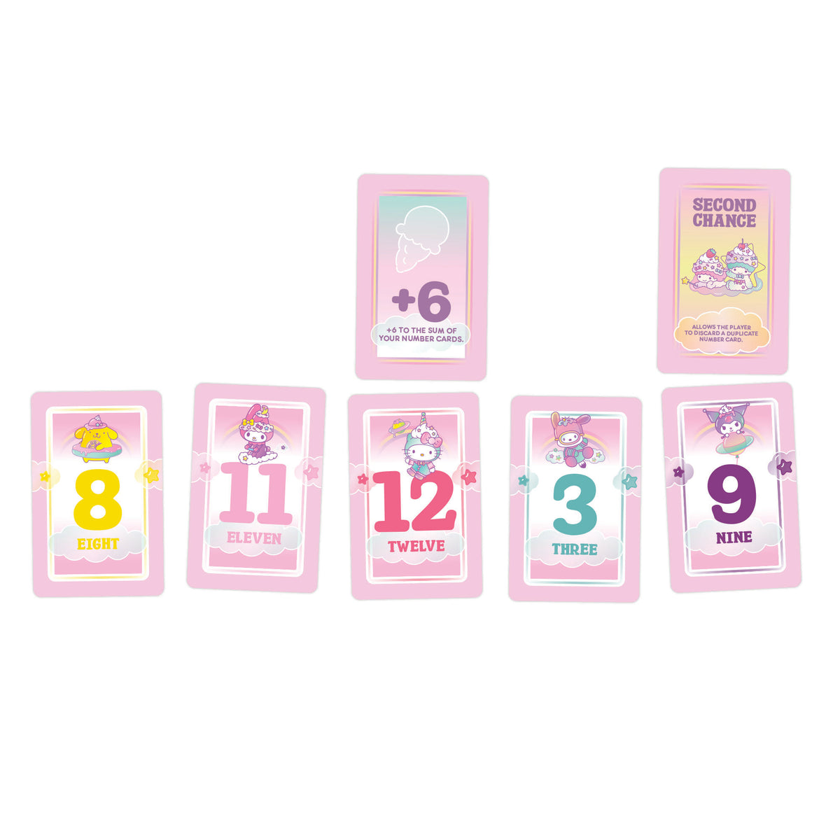 Hello Kitty and Friends Flip 7 Card Game Toys&Games USAOPOLY