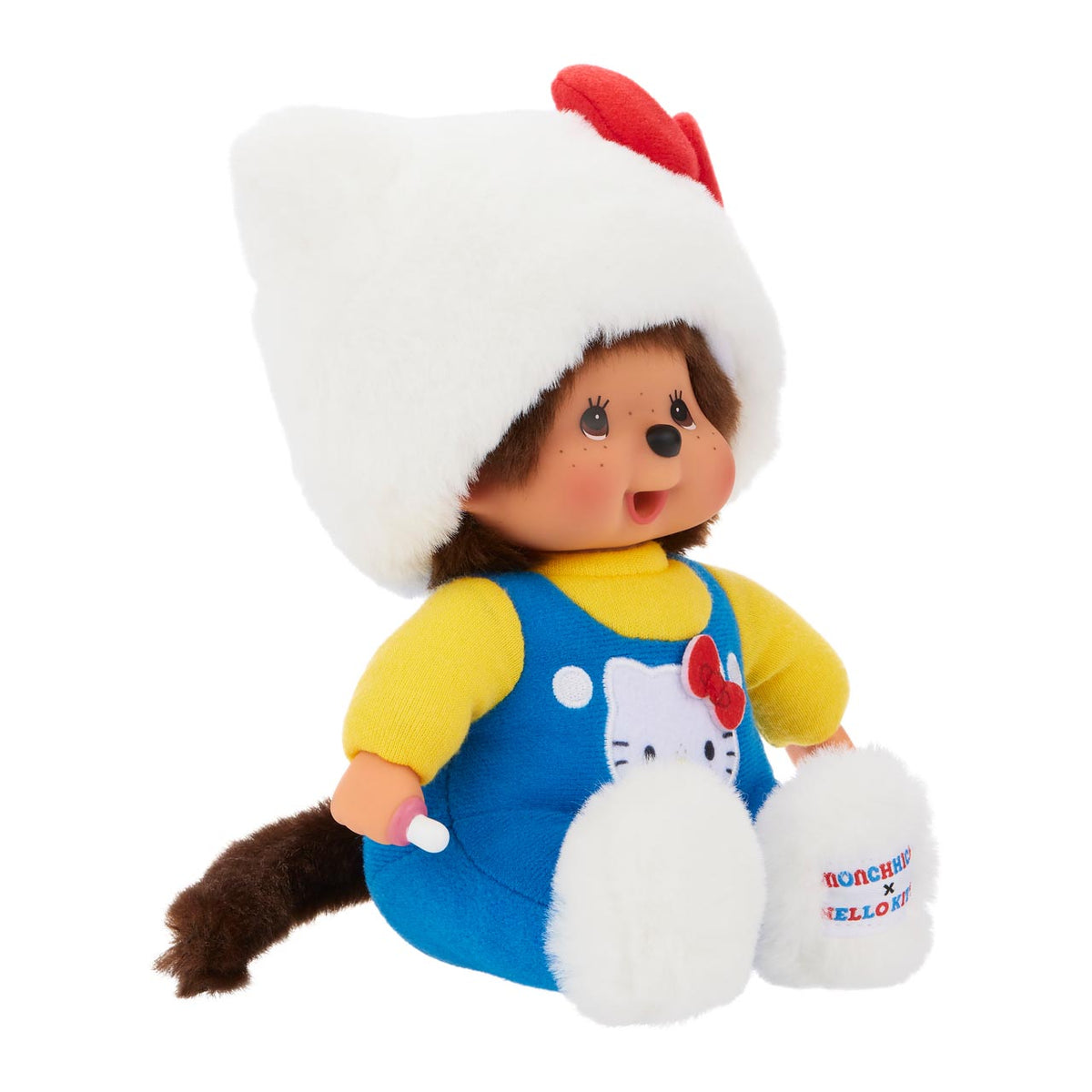 Hello Kitty x Monchhichi 7" Overalls Plush (Monchhichi) Plush Aliquantum International Inc