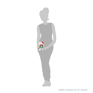 Hello Kitty x Monchhichi 7" Overalls Plush (Monchhichi) Plush Aliquantum International Inc