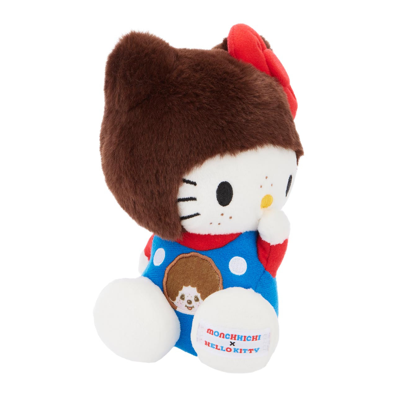 Hello Kitty x Monchhichi 7" Overalls Plush (Hello Kitty) Plush Aliquantum International Inc
