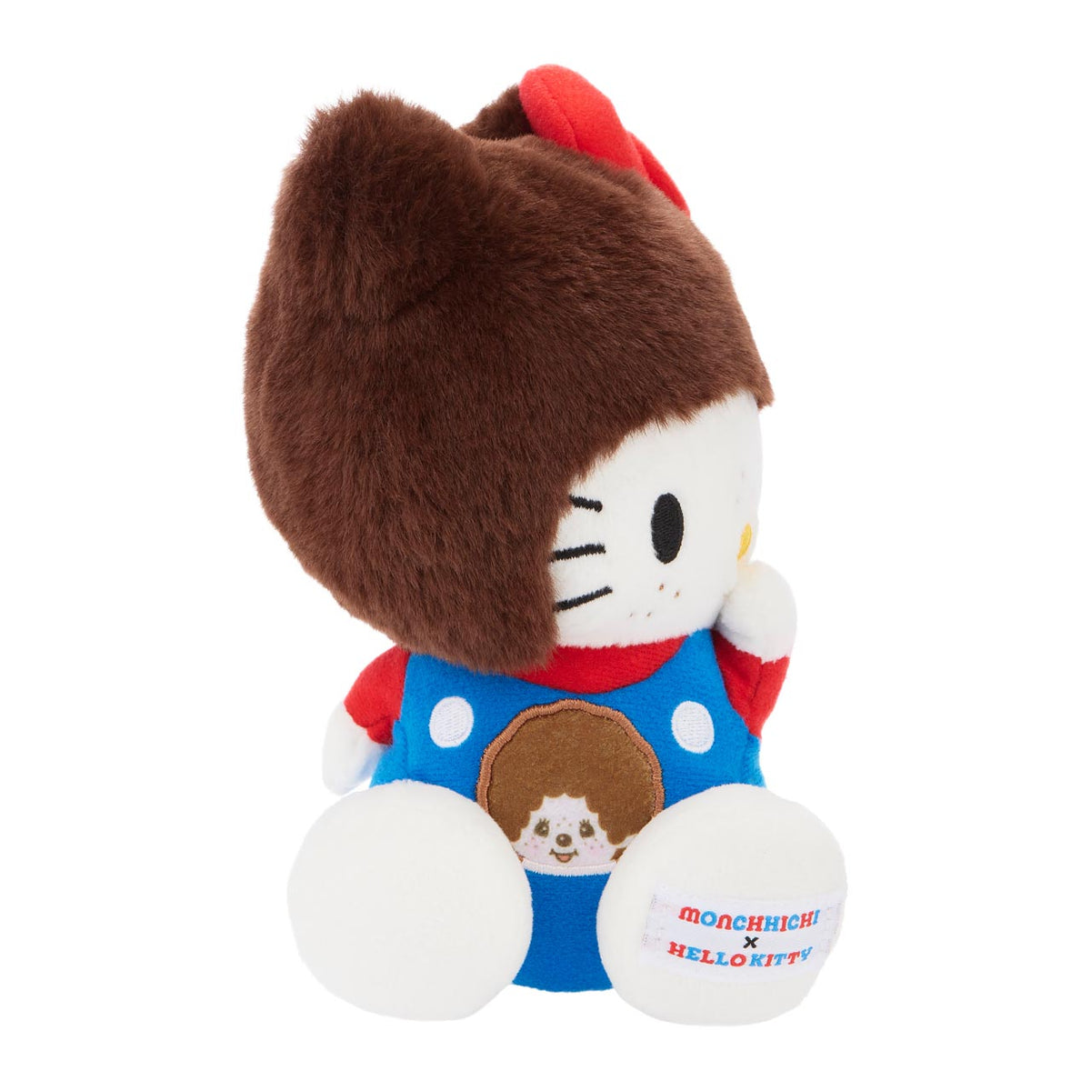 Hello Kitty x Monchhichi 7" Overalls Plush (Hello Kitty) Plush Aliquantum International Inc