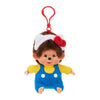 Hello Kitty x Monchhichi Plush Mascot Clip (Monchhichi) Plush Aliquantum International Inc