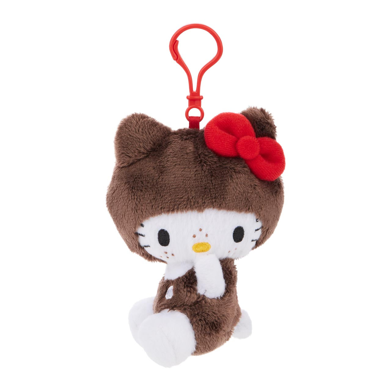 Hello Kitty x Monchhichi Plush Mascot Clip (Hello Kitty) Plush Aliquantum International Inc