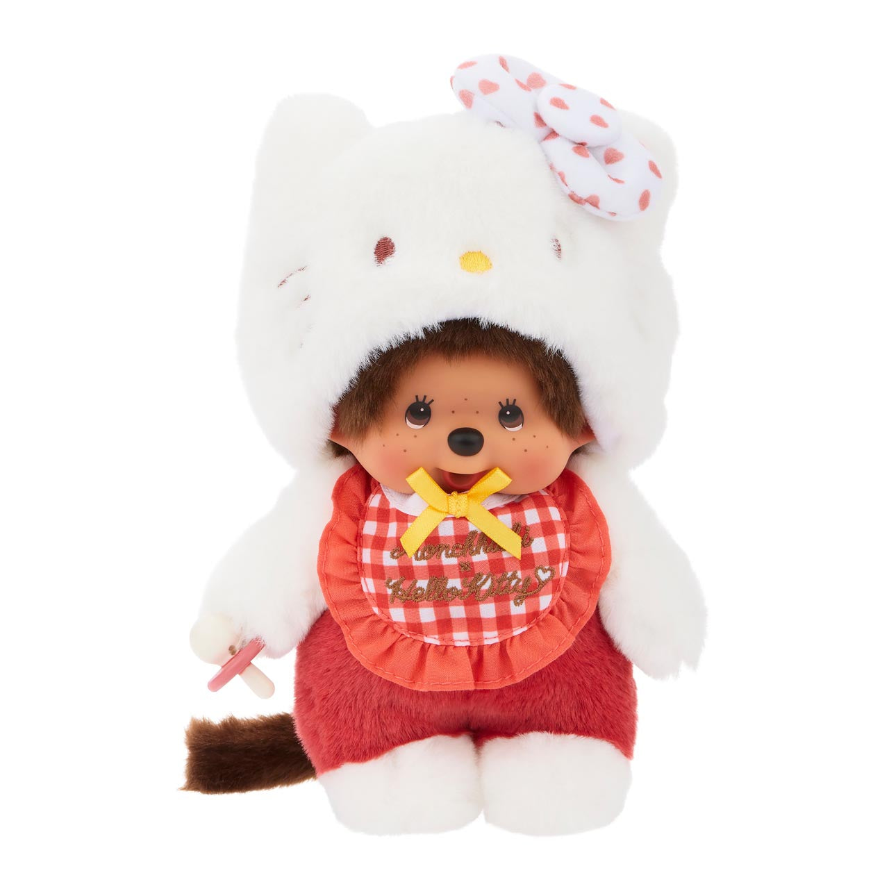 Hello Kitty x Monchhichi 8" Gingham Plush (Monchhichi) Plush Aliquantum International Inc