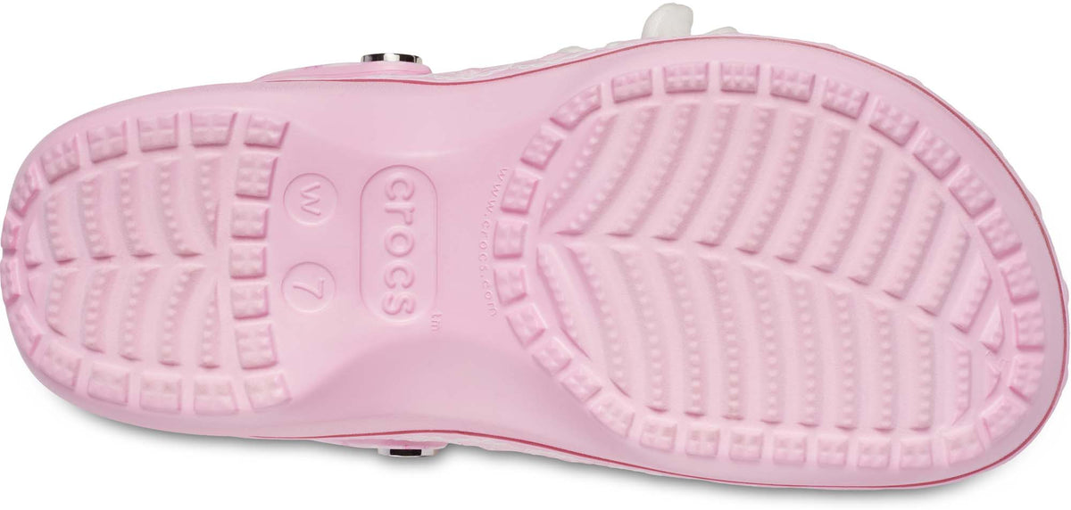 Hello Kitty and Friends x Crocs Adult Pink Gingham Classic Platform Clog Shoes Crocs