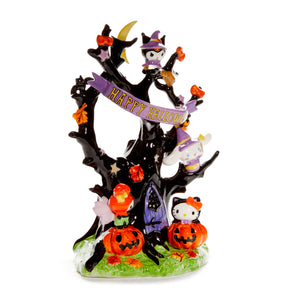 Hello Kitty and Friends Halloween Tree Ceramic Candle House Home Goods Blue Sky