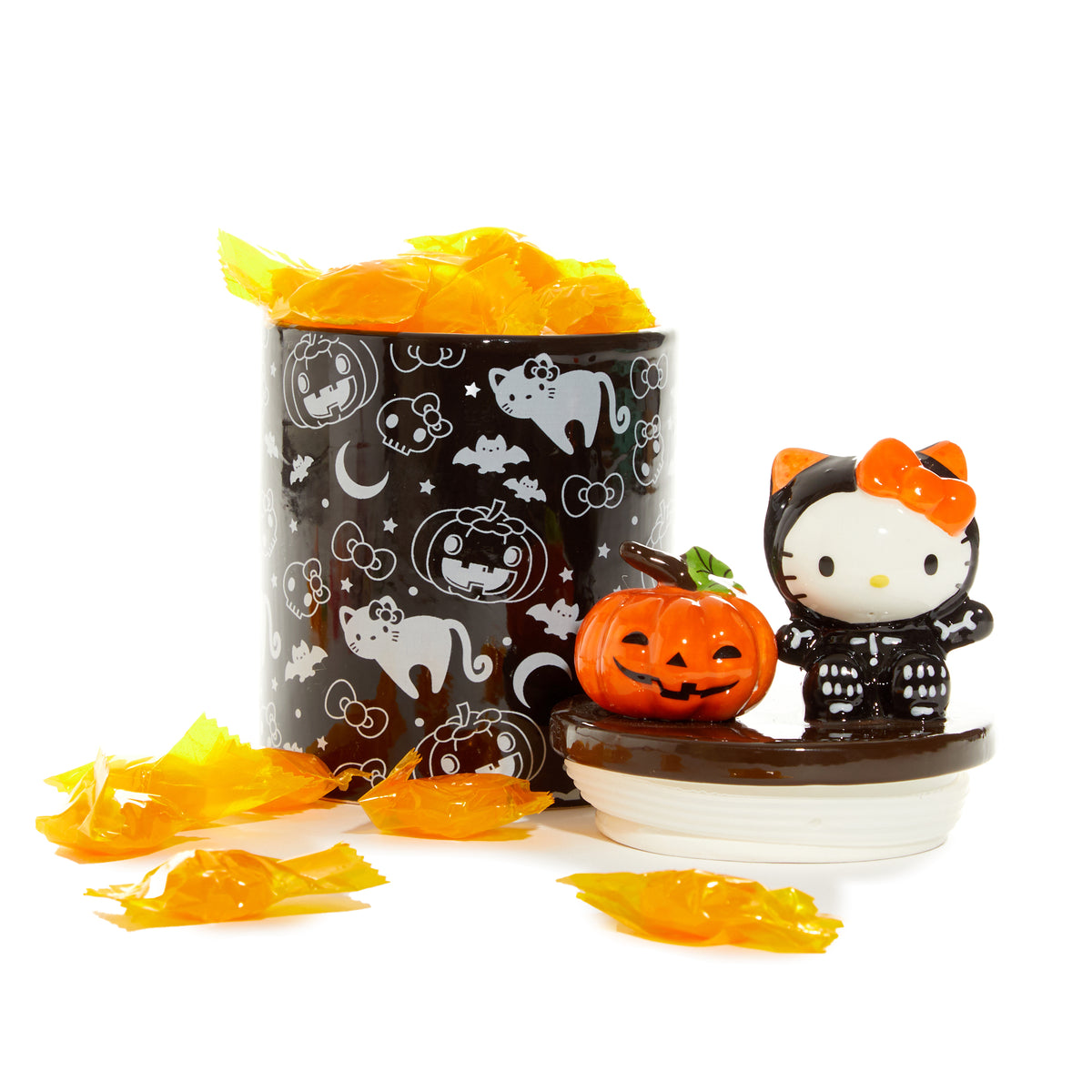 Hello Kitty Ceramic Halloween Storage Canister Home Goods Blue Sky