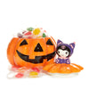 Kuromi Jack-O-Lantern Lidded Ceramic Candy Bowl Home Goods Blue Sky