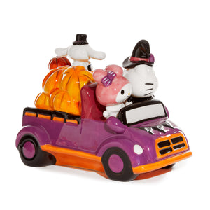 Hello Kitty and Friends Trick or Treat Truck Ceramic Figurine Home Goods Blue Sky