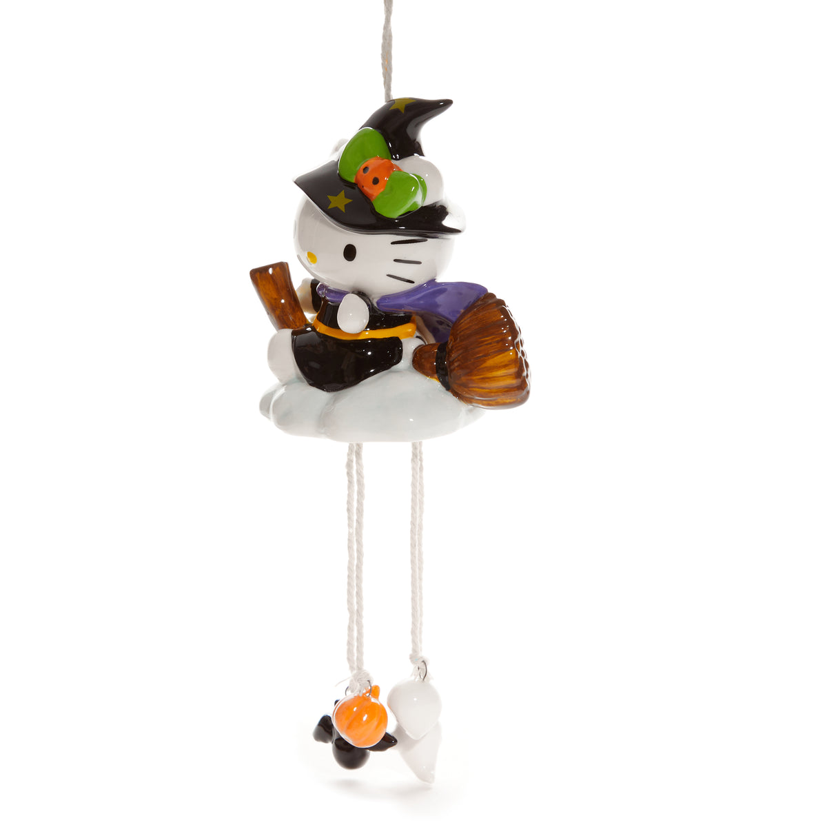 Hello Kitty Witchy Ceramic Wind Chime Home Goods Blue Sky