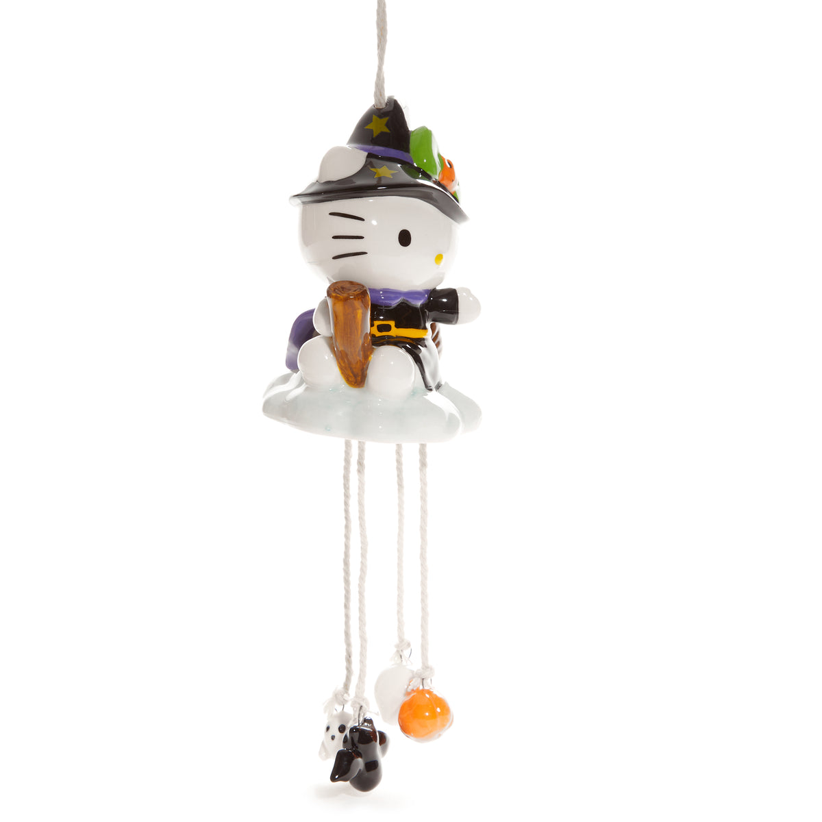 Hello Kitty Witchy Ceramic Wind Chime Home Goods Blue Sky